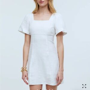 Madewell White Mini Dress